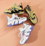 Women Flat Platform Shoes Breathable Comfortable Lightweight Casual Ladies Sneakers