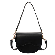 Vintage Small Bag New Fashion Versatile Autumn and Winter One Shoulder Crossbody Bag Small Women's Bag Underarm Saddle Bag