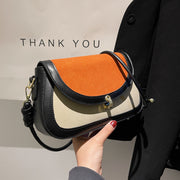Retro Women's Bag Fashion Shoulder Bag Women's Matte Stitching Small Square Bag New Armpit Small Bag